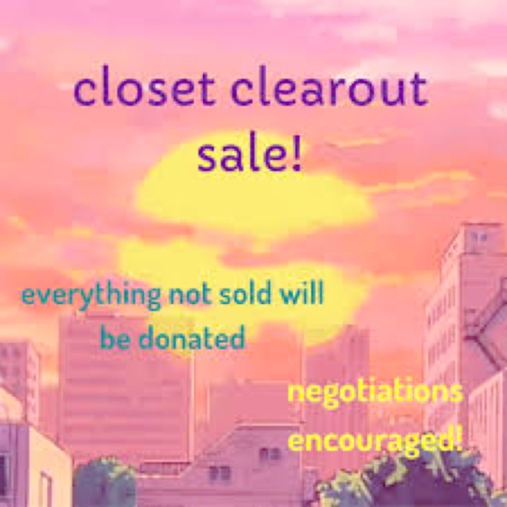 Clearing it all out!